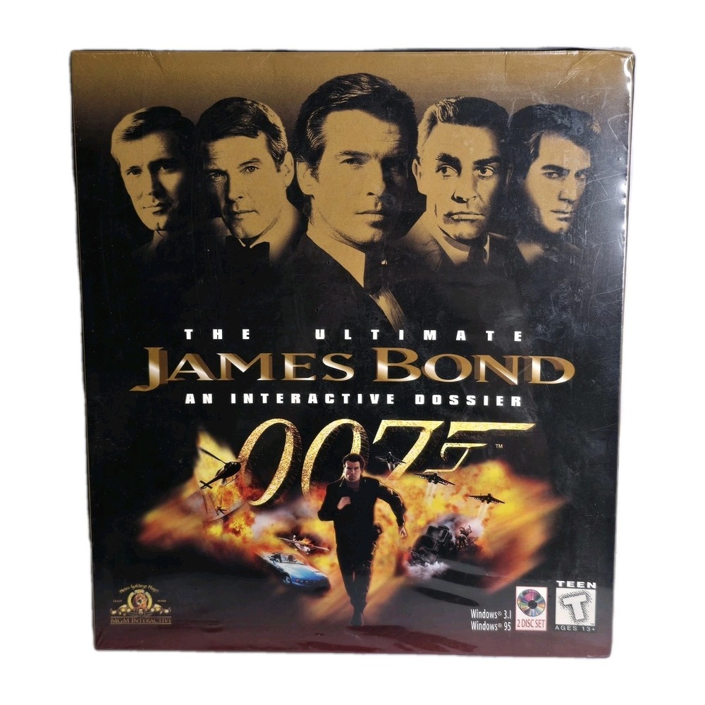 The Ultimate James Bond 007 An Interactive Dossier - PC ***BRAND NEW SEALED***